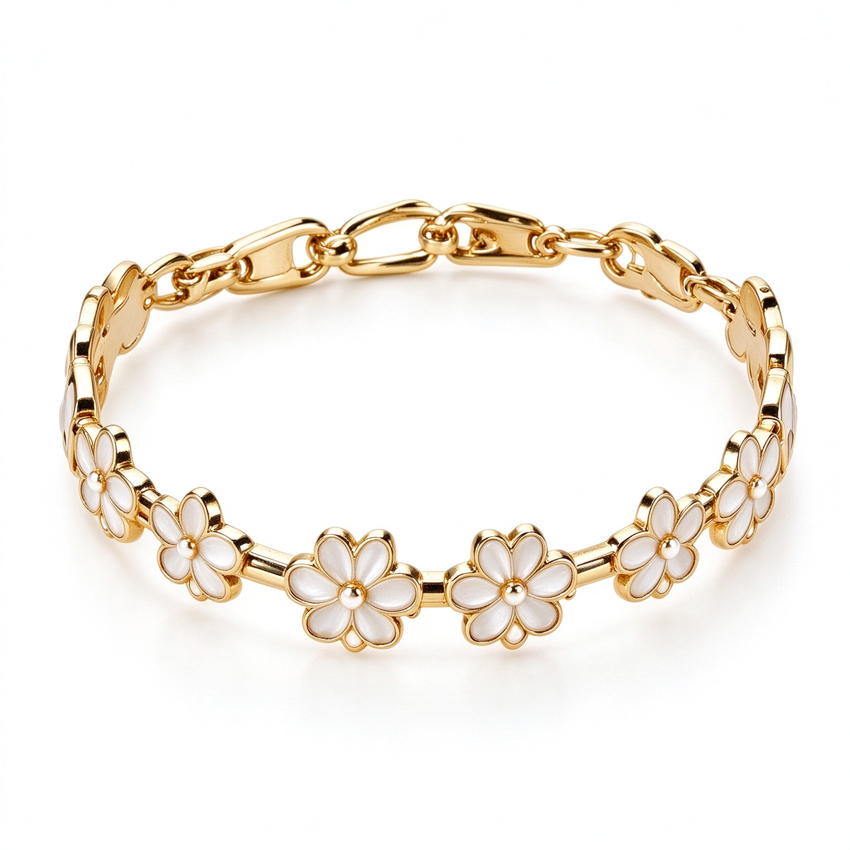 Gold Daisy Chain Bracelet